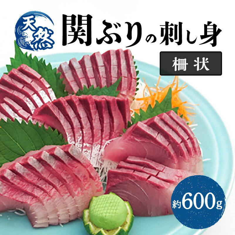 24位! 口コミ数「2件」評価「3」関ぶり 刺し身 柵状 約600g ブリ ぶり 鰤 関ぶり 天然 ブランド 佐賀関 冷凍 魚介類 海産物 お刺身 刺身 さしみ 海鮮丼 寿司 ･･･ 