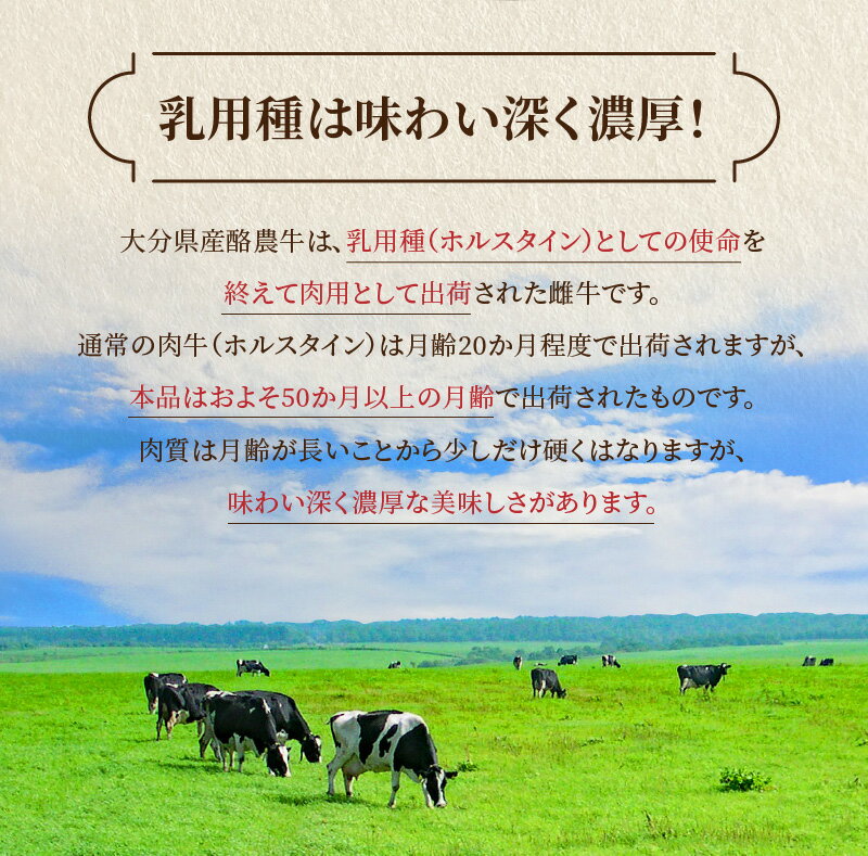 【ふるさと納税】牛肉 切り落とし 約 1.0kg ロース 肩ロース 大分県産 酪農牛