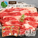 【ふるさと納税】牛肉 切り落とし 約 1.0kg 250g×4パック 小分け ロース 肩ロース 大分県産 酪農牛 味わい 深く 濃厚 鍋 すき焼き しゃぶしゃぶ カレー 野菜炒め お取り寄せグルメ たっぷり お取り寄せ 冷凍 スライス A01112