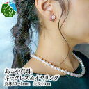 7位! 口コミ数「0件」評価「0」あこや本真珠 チョーカーネックレス イヤリング ピアス セット 真珠7.5～8mm 全長約44cm 贈答 ギフト プレゼント レディース 自･･･ 