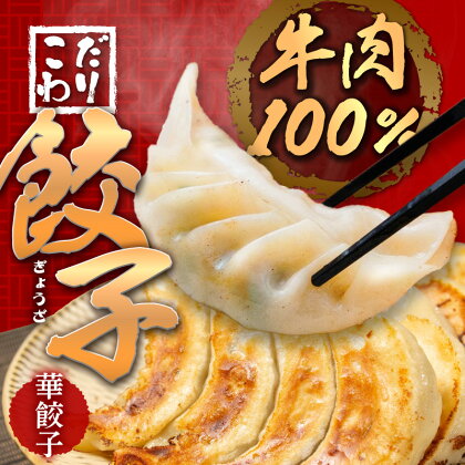 牛肉100％の餃子 華永の華餃子 10個入り2パック 牛肉 ギョーザ 餃子 冷凍餃子 ギョウザ ぎょうざ セット 手包み やみつき ご飯 おかず おつまみ ジューシー 肉汁 肉 大きい 栄養満点 中華 惣菜 簡単 美味しい 水餃子 焼餃子 A07003