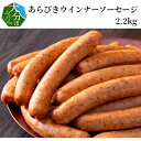 【ふるさと納税】あらびきウインナーソーセージ 2.2kg 大分産 豚肉 粗挽き 粗びき 大容量 40g×5本×11パック バーベキュー ホームパーティー キャンプ 冷凍 小分け A05040【大分県大分市】