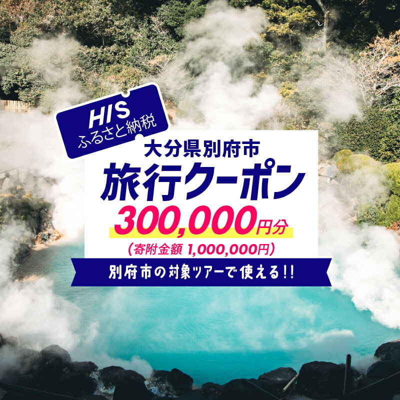 【ふるさと納税】《レビューキャンペーン》 【300,000円分】大分県別府市の対象ツアーに使えるHISふるさと納税クーポン ツアー 宿泊 旅行 トラベル お出かけ 温泉 家族旅行 観光 ホテル 旅館 温泉宿 チケット クーポン 旅券 HIS 九州 宿泊予約 大分県 別府市 送料無料