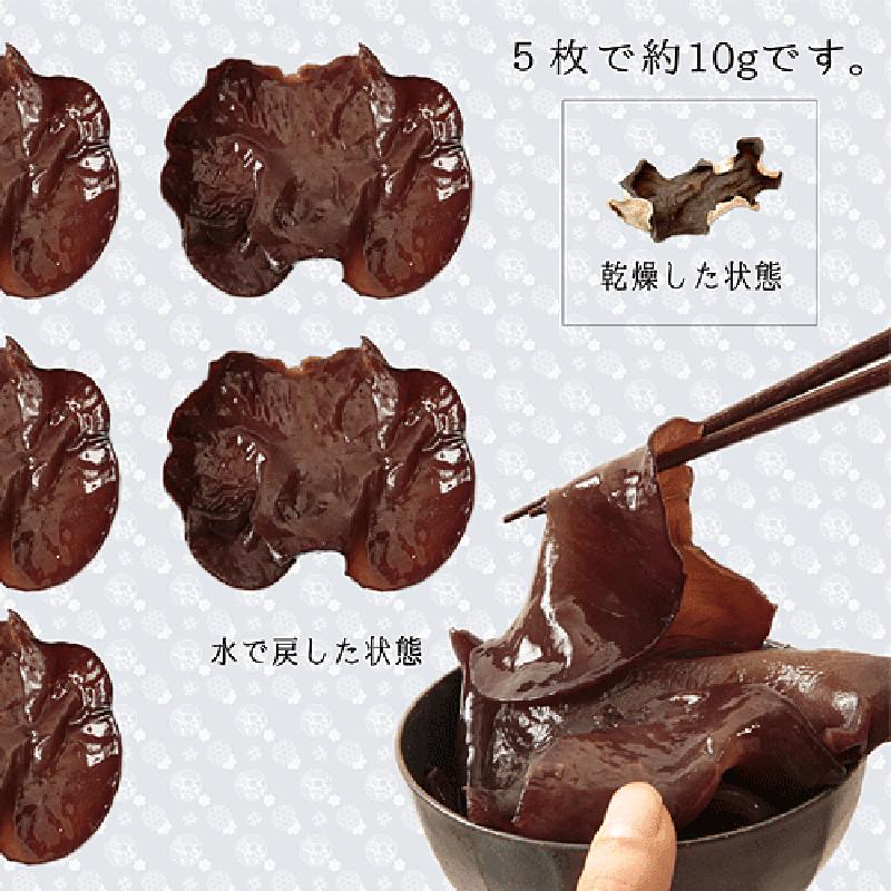 【ふるさと納税】大分県産 乾燥 きくらげ 肉厚 国産 黒きくらげ 木耳 食品 乾物 きのこ類 ビタミンD 食物繊維 鉄分 カルシウム あらげきくらげ おかず 中華料理 サラダ おすすめ 天然 お取り寄せ グルメ 大分県 別府市 送料無料