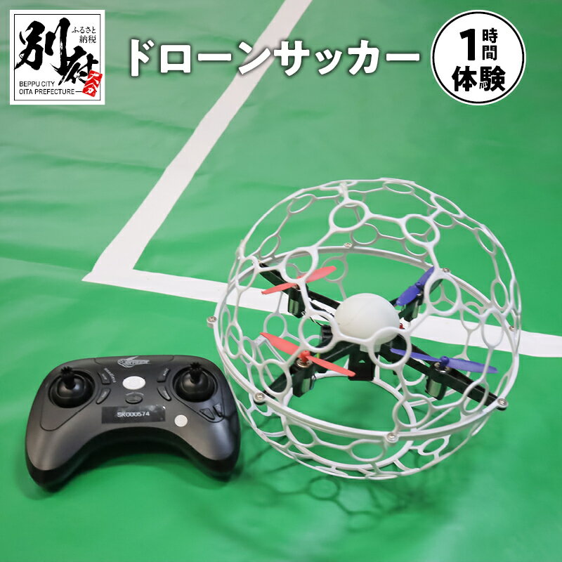 【ふるさと納税】ドローンサッカー1時間体験