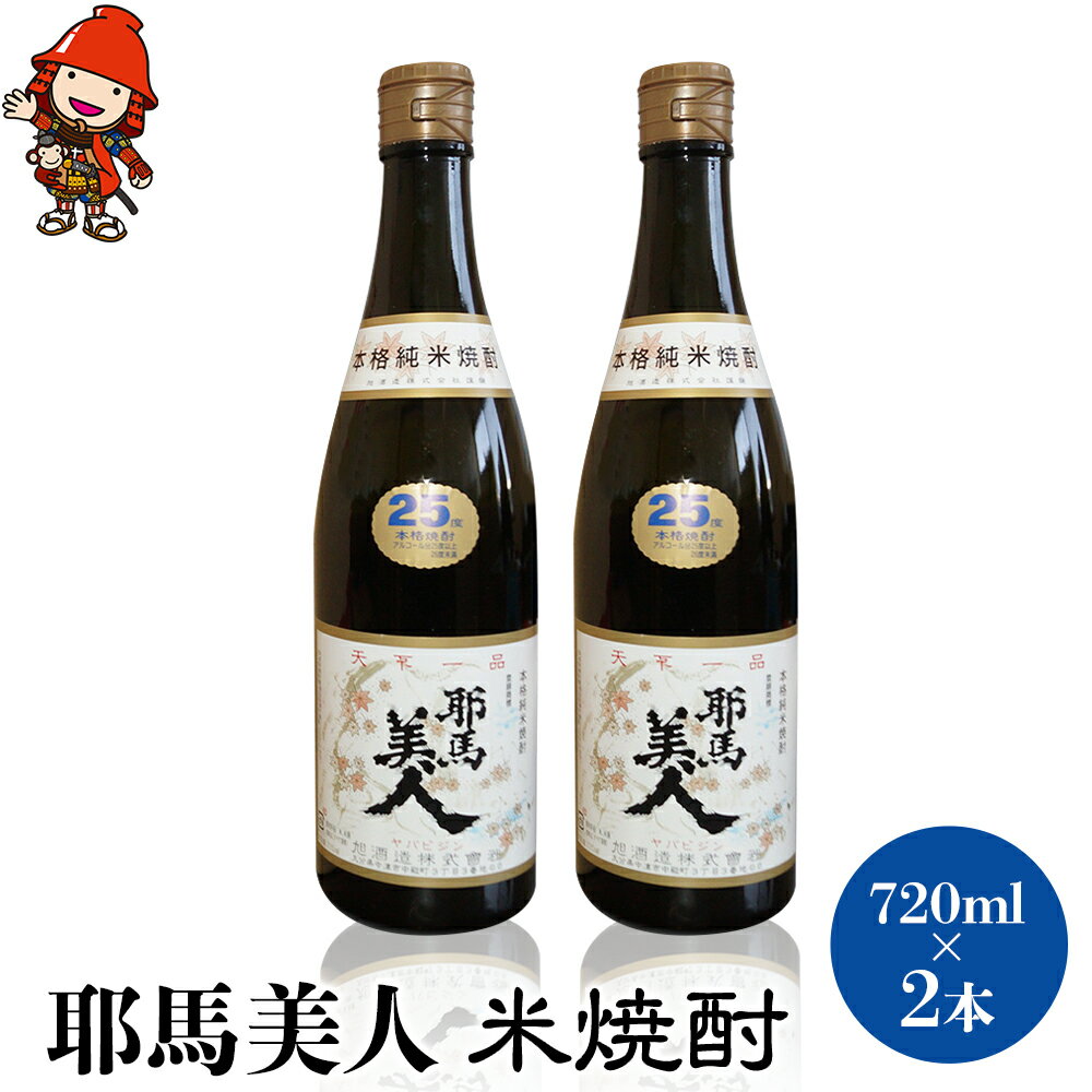 【ふるさと納税】耶馬美人 25度 米焼酎 720ml×2本 大分県中津市の地酒 米 焼酎 酒 アルコール 大分県 ..