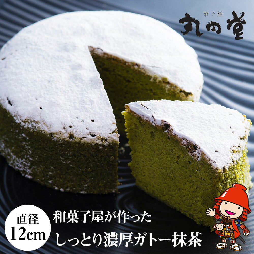 【ふるさと納税】しっとり濃厚ガトー抹茶 12cm（4号） 菓子舗丸円堂 和菓子屋が作ったケーキ ガトーショコラ ケーキ 抹茶が利いて苦味のある大人風味 冷凍 大分県 中津市 送料無料／熨斗対応可 お歳暮 お中元 など