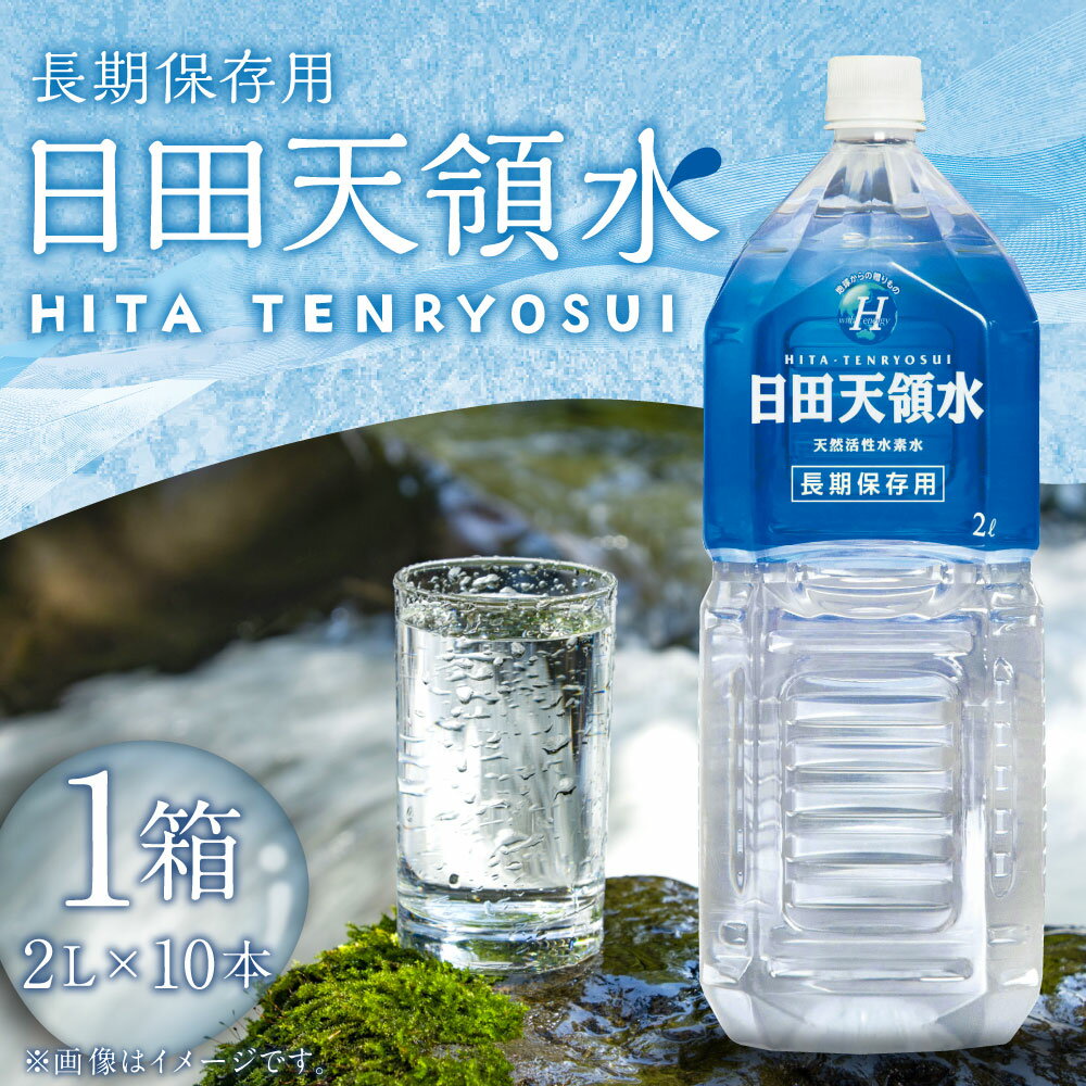 【ふるさと納税】日田天領水 長期保存用 2L×10本×1箱 合計10本 水 ウォーター 保存水 長期保存 5年 災害 備蓄 大分県 日田市 送料無料