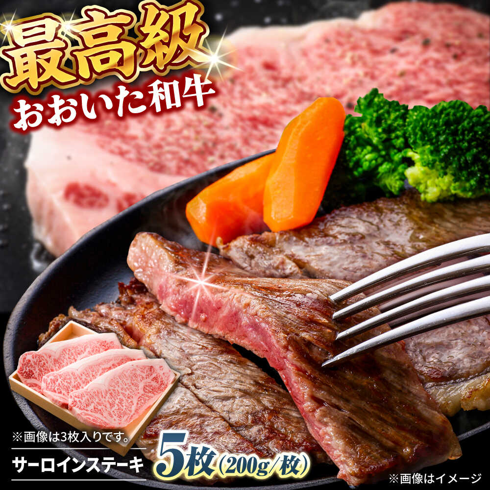 【ふるさと納税】おおいた和牛 サーロインステーキ 計1kg(200g×5枚) おおいた和牛 サーロイン ステーキ..