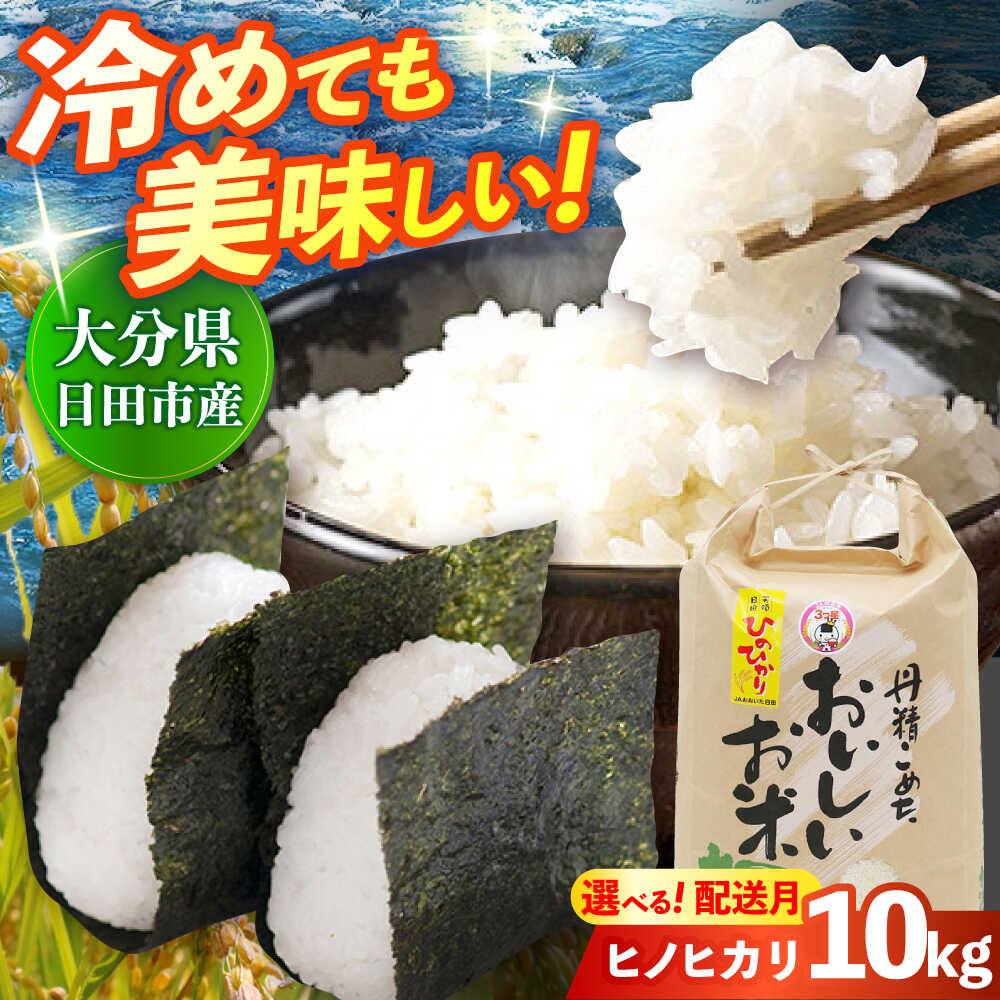 【ふるさと納税】【新米予約】令和7年産大分県産ヒノヒカリ 10kg 【選べる配送時期】米 お米 白米 コメ ご飯 ごはん ライス 新米 国産 ..