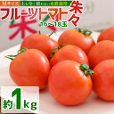 【ふるさと納税】フルーツトマト 朱朱 Mサイズ (計1kg・16-18玉) M 高糖度 糖度 フルーツトマト トマト 野菜 サラダ 大分県 佐伯市 九州産 国産 大分県 佐伯市【CH63】【(株)サニープレイス】