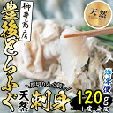 【ふるさと納税】＜数量限定＞天然とらふぐ刺身 (約120g) 皮・身皮 (約50g) とらふぐ ふぐ フグ ふぐ刺し フグ刺し ふぐ皮 刺身 皮身 刺身 鮮魚 冷凍 天然 国産 大分県 佐伯市【AB108】【柳井商店】