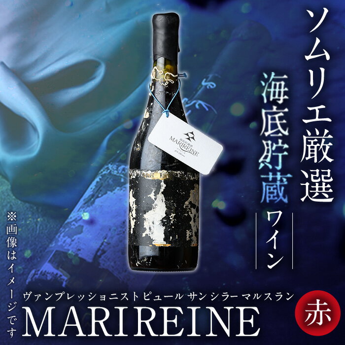 海底貯蔵ワイン 赤 MARIREINE ヴァンプレッショニスト ピュール サン シラー マルスラン 2022(750ml・1本) フランスワイン ワイン 赤ワイン 酒 パーティー 海底酒 熟成 大分県 佐伯市[FP028][フルタ酒店]