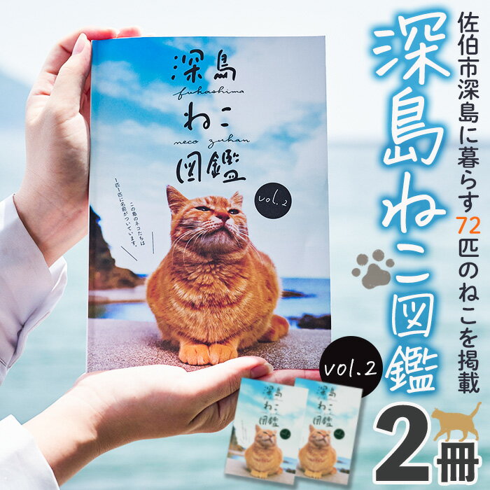 楽天大分県佐伯市【ふるさと納税】深島ねこ図鑑vol.2 （2冊） 猫 ねこ 写真集 本 雑誌 書籍 深島 猫の島 グッズ 大分県 佐伯市 【HD67】【さいき本舗 城下堂】