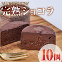 【ふるさと納税】完熟ショコラ (計10個) ショコラ チョコレート スイーツ アイス 冷凍 お菓子 おやつ 焼き菓子 お取り寄せ 大分県 佐伯市 【AJ83】【 (有)ケーキ大使館クアンカ・ド−ネ】