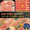 【ふるさと納税】おおいた和牛大満足セット ステーキ2枚・すき焼き700g・焼肉600g 和牛 豊後牛 国産牛 赤身肉 焼き肉 すき焼き しゃぶしゃぶ 大分県産 九州産 津久見市 国産 送料無料