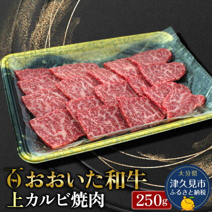 おおいた和牛 上カルビ 250g 牛肉 和牛 ブランド牛 赤身肉 焼き肉 焼肉 バーベキュー 大分県産 九州産 津久見市 国産 送料無料