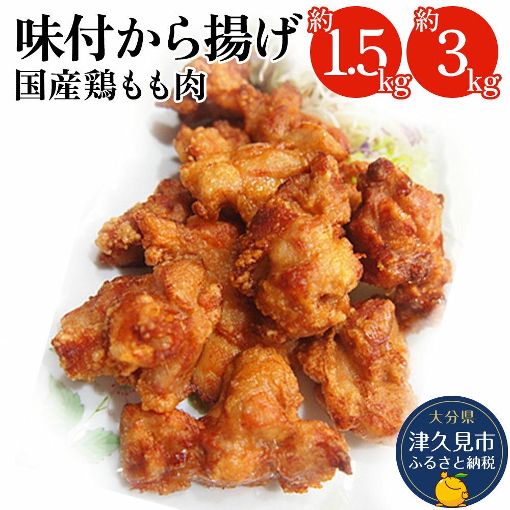 1位! 口コミ数「0件」評価「0」唐揚げ 1.5kg / 3kg からあげ屋 鳥いちのから揚げ 弁当 おかず お惣菜 大分県産 九州産 津久見市 国産 送料無料