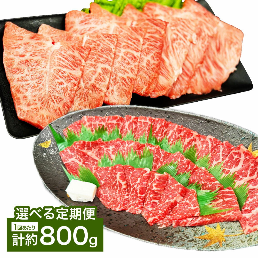 [選べる定期便][赤身VSミスジ食べ比べ!]おおいた和牛 赤身焼肉・ミスジ焼肉 セット 1回あたり計約800g(各約400g) 1ヶ月毎 2回 3回 6回 和牛 牛肉 お肉 モモ ウデ みすじ 希少部位 焼き肉 冷凍 大分県産 国産 大分県 竹田市 送料無料