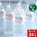 【ふるさと納税】【定期便】【2ヶ月毎 4回】「マグナ1800」 2L 計24本 (6本×4回) 合計48L 水 飲料水 硬水 ミネラルウォーター シリカ 温泉水...