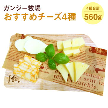 【ふるさと納税】ガンジー牧場 おすすめチーズ4種セット 合計約450g チーズ 食べ比べ 詰め合わせ おつまみ カチョカバロ 大船山 チェダーチーズ ディグニティー 国産 冷蔵 乳製品 大分県 竹田市 送料無料