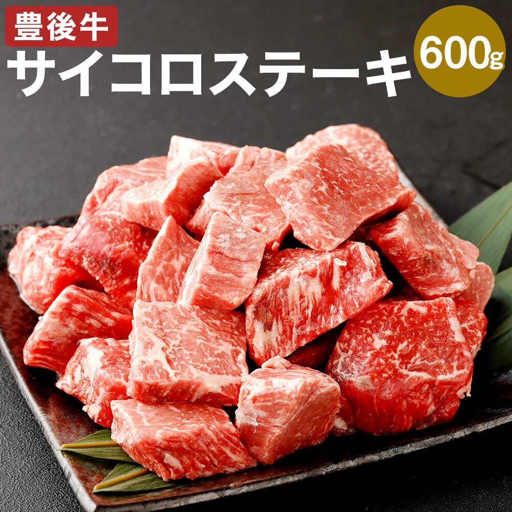 おおいた 豊後牛 サイコロステーキ 600g 肉 牛 和牛 豊後牛 銘柄牛 国産牛 黒毛和種 黒毛和牛 和牛 牛すじ 冷凍 国産 九州産 竹田市 大分県産 送料無料