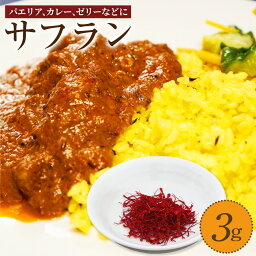 【ふるさと納税】大分県 竹田産 サフラン 3g スパイス 調味料 香り 国産 送料無料