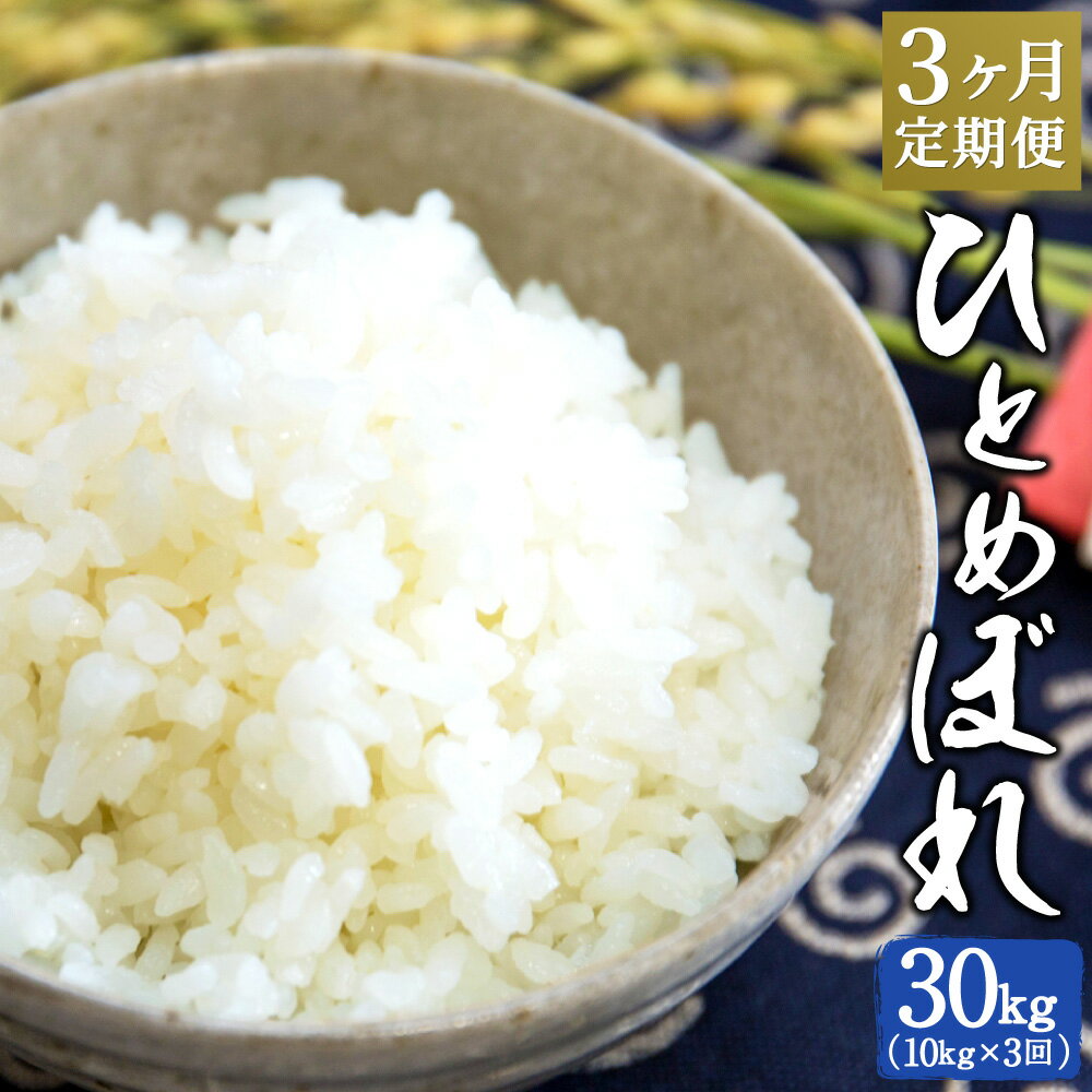 人気ランキング第39位「大分県竹田市」口コミ数「0件」評価「0」【定期便3ヶ月】ひとめぼれ 10kg×3ヶ月 合計30kg 大分県産 精米 米 国産 九州産 送料無料