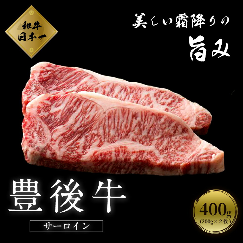 【ふるさと納税】数量限定 大分県竹田産 おおいた和牛 サーロインステーキ 200g×2枚 和牛日本一！ ステーキ サーロイン 牛肉 和牛 九州産 国産 冷凍 送料無料