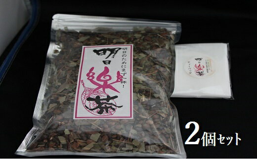 17位! 口コミ数「0件」評価「0」明日楽 茶 300g お茶パック付 2個 セット ブレンド茶 健康 お得 家庭用