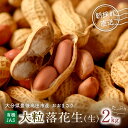 【ふるさと納税】先行予約 大粒 落花生 2kg おおまさり 有機栽培 有機JAS 国産