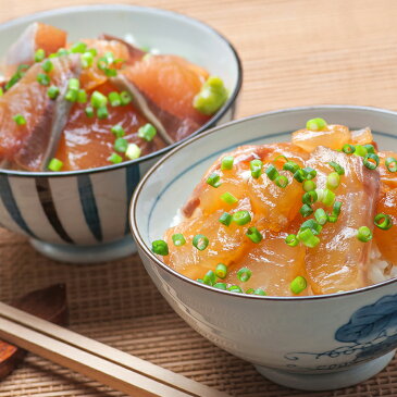 【ふるさと納税】豊後絆屋 りゅうきゅう(5種×2食セット) 大分郷土料理 魚 関あじ 関さば 太刀魚 真鯛 ぶり 漬け 魚介類 海鮮丼＜08-B5010＞