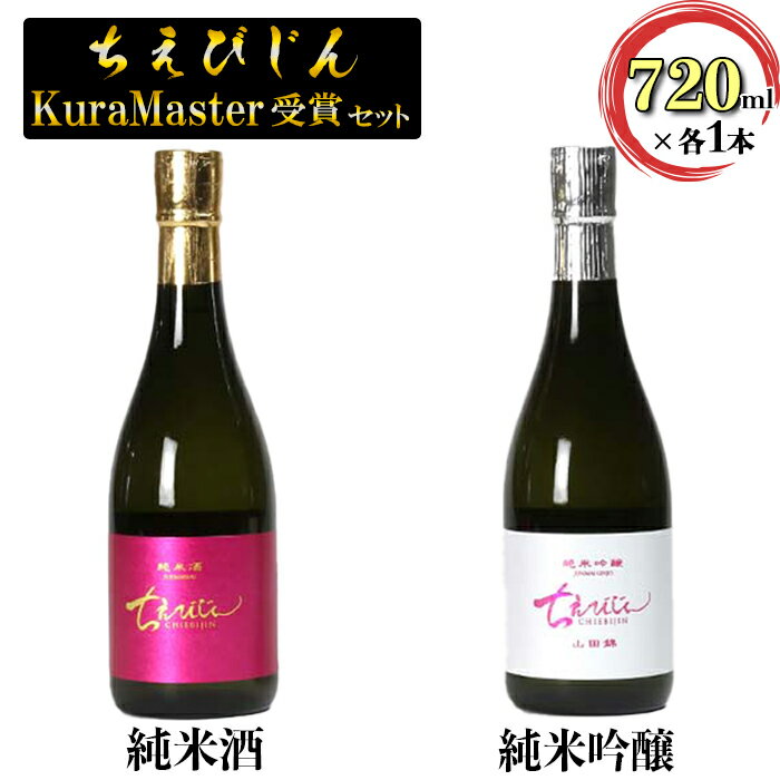 【ふるさと納税】清酒ちえびじんセット（純米酒・純米吟醸山田錦 720ml各1本）【中野酒造】 日本酒 飲み比べ 人気 ギフト 贈答 ＜110-006_5＞