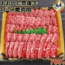 【ふるさと納税】おおいた豊後牛ロース焼肉用700g<105-010_5>