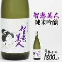 25位! 口コミ数「0件」評価「0」中野酒造　清酒「智恵美人　純米吟醸酒」1800ml 3本セット 日本酒＜105-031_5＞