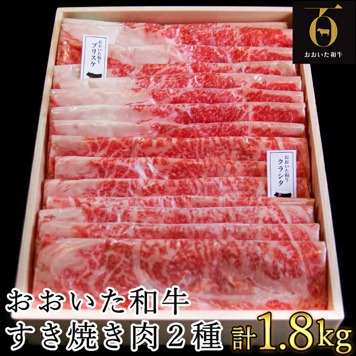 【ふるさと納税】おおいた和牛 すき焼き肉2種（クラシタロース