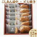 【ふるさと納税】どら焼き・こしあん最中(もなか)各6個 計12個セット【和菓子 木付や】 ギフト セット 贈答 お中元 御中元 <117-008_5>