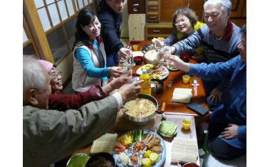 【ふるさと納税】安心院農村民泊ペア1泊2食(ペアチケット)体験 宿泊体験 チケット 民泊 宿泊 食事付き【105400100】【NPO法人安心院GT研究会】