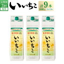 ＜定期便・全3回(連続)＞いいちこ 25度 パック(総量16.2L・計5.4L×3回)酒 お酒 むぎ焼酎 1800ml 麦焼酎 いいちこ 常温 三和酒類 紙パック