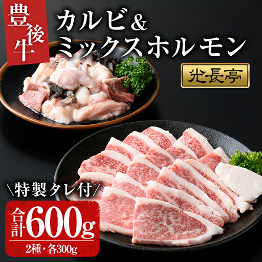 【ふるさと納税】豊後牛 カルビ+ミックスホルモンセット 光長亭 特製タレ付(合計600g+250ml)牛肉 お肉 カルビ ホルモン センマイ ハツ 焼肉のたれ【109900200】【ショッピングストアー光長】 【ふるさと納税】豊後牛 カルビ+ミックスホルモンセット 光長亭 特製タレ付(合計600g+250ml)牛肉 お肉 カルビ ホルモン センマイ ハツ 焼肉のたれ【109900200】【ショッピングストアー光長】