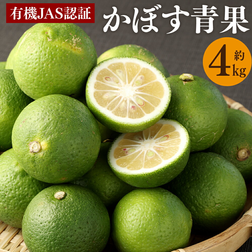 15位! 口コミ数「0件」評価「0」有機JAS認証 かぼす 青果 4kg 箱入り 有機栽培 旬 かぼす カボス 完熟 黄カボス 柑橘 果物 鍋物 肉料理 魚料理 味噌汁 納豆 ･･･ 