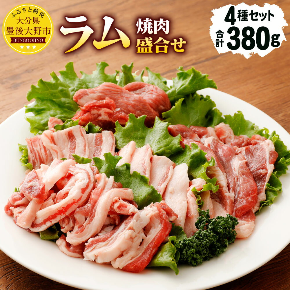 【ふるさと納税】 安藤牧場 ラム 焼肉 盛合せ 380g 4