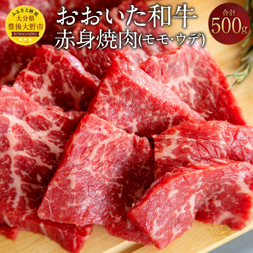 おおいた和牛 赤身焼肉 モモ・ウデ 500g 牛肉 和牛 焼肉用 赤身 肉 もも肉 牛モモ肉 ウデ肉 ブランド牛 おおいた豊後牛 黒毛和牛 国産 九州産 大分県産黒毛和牛 冷凍 大分県 豊後大野市 送料無料