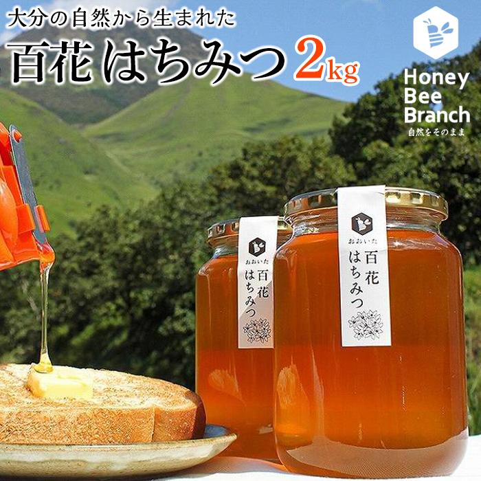 28位! 口コミ数「0件」評価「0」由布市産 「おおいた百花はちみつ」2kg（1kg入瓶×2本） | 大分県 由布市 大分 九州 返礼品 楽天ふるさと 蜂蜜 百花はちみつ 百花･･･ 