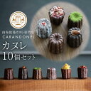 【ふるさと納税】由布院発カヌレ専門店「CARANDONEL」カヌレ10個セット | お菓子 菓子 洋菓子 焼き菓子 詰め合わせ セット ギフト 数量限定 スイーツ 人気 おすすめ 冷凍 送料無料 フランス菓子 湯布院 由布院