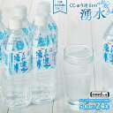 【ふるさと納税】【定期便6か月】【日本名水百選】くじゅう連山の湧水 500ml×24本（1ケース） | ペットボトル 飲料水 ソフトドリンク 水 備蓄用 九州乳業 湯布院 由布院 由布市 大分県 大分 九州 お取り寄せ 送料無料 楽天ふるさと お楽しみ