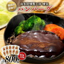 【ふるさと納税】【由布院燻製工房 燻家】規格外 訳あり ハンバーグ 計800g(80g×10個) | 小分け 個包装 温めるだけ 時短 時短料理 惣菜 訳アリ ...