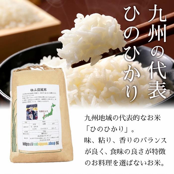 【ふるさと納税】大分県産ひのひかり「ゆふ清流米」【玄米】5kg | 大分 九州 返礼品 支援 納税 お取り寄せグルメ お取り寄せ 取り寄せ グルメ 米 こめ コメ お米 玄米 ひのひかり ブランド米 おこめ ヒノヒカリ 5キロ 人気 湯布院 由布院 ゆふいん