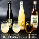 【ふるさと納税】【小野酒造】果実酒 3種 計3本 飲み比べセット(小野屋のかぼす・豊後梅酒・小野屋のゆず) | お酒 ゆず酒 梅酒 リキュールセット かぼす 飲...