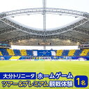 【ふるさと納税】大分トリニータホーム ゲームツアー&プレミアム観戦体験(1名様 チケット) | スポーツ サッカー 大分トリニータ Jリーグ ぬいぐるみ 雑貨 ...
